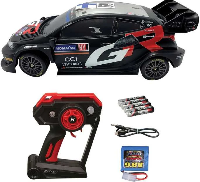 NIKKO RC automobilis Toyota GR #69 Kalle Rovanperä, 1:14