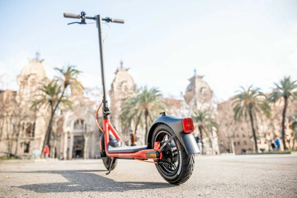 Segway Ninebot eKickscooter D18E, Juodas/Raudona