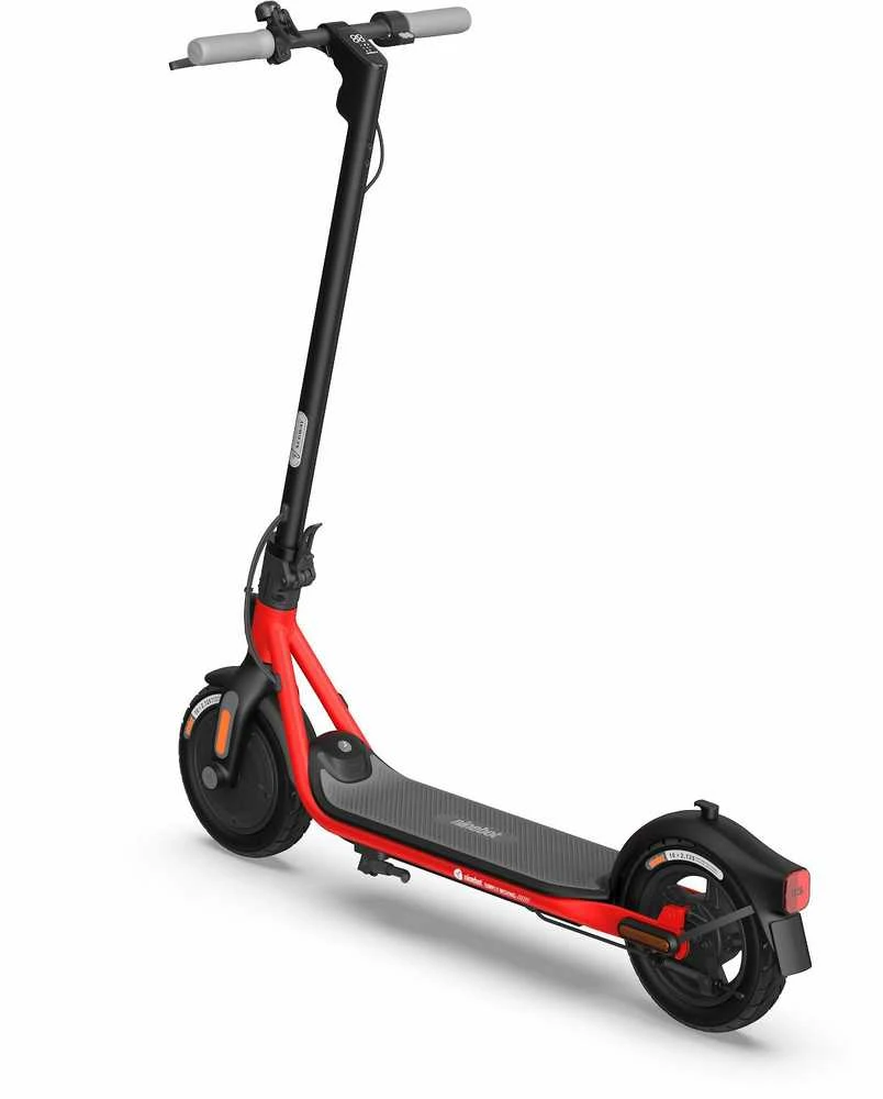 Segway Ninebot eKickscooter D18E, Juodas/Raudona