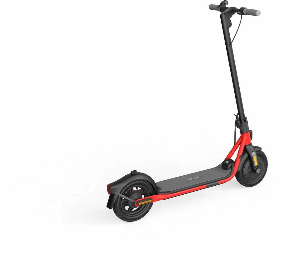 Segway Ninebot eKickscooter D18E, Juodas/Raudona