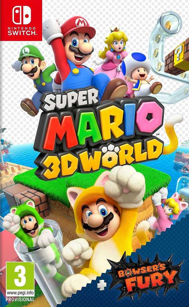 Super Mario 3d World 5 4 Stamp Nintendo Super Mario 3D World+ Bowser's Fury UK4, modelis - 211155