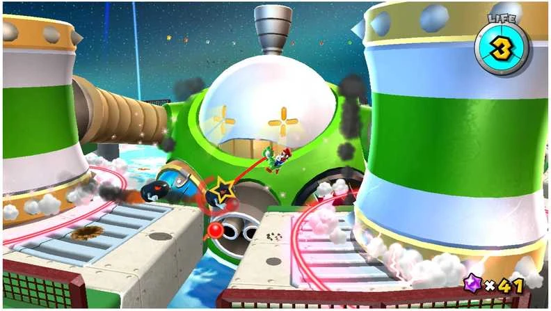 Nintendo „Super Mario Galaxy“ + „Super Mario Galaxy 2“ (perjungiklis)