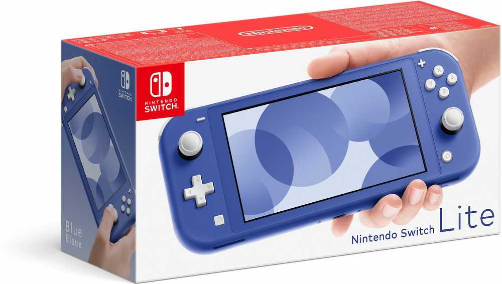 Nintendo Switch Lite žaidimų konsolė, mėlyna, modelis 10004542