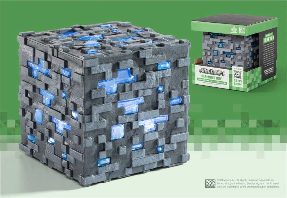 Noble Collection Minecraft - Šviečiantis deimantas
