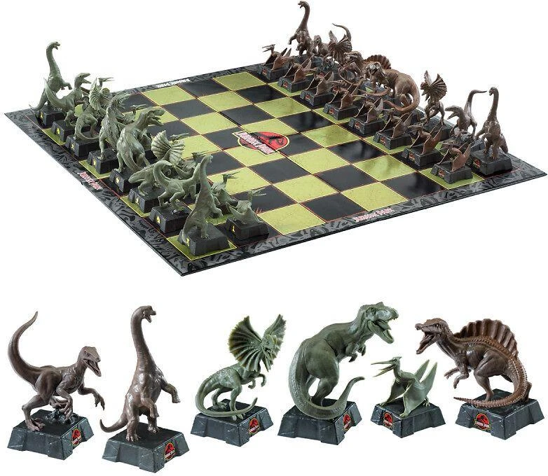 Noble Collection Universal Jurassic - Jurassic Park -shakkipeli