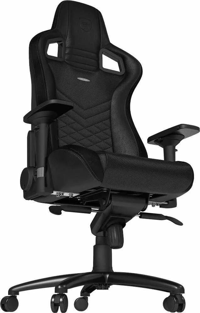 Žaidimų kėdė Noblechairs EPIC PU-Leather Gaming Chair, Juoda-mėlyna