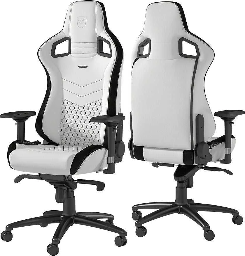 Žaidimų Kėdė noblechairs EPIC Baltas/Juodas PU Leather (Baltai Juoda PU Oda)