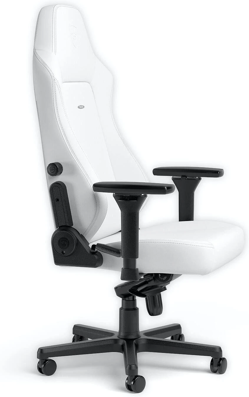 Žaidimų kėdė Noblechairs HERO High-tech faux leather Gaming Chair, Baltas Edition