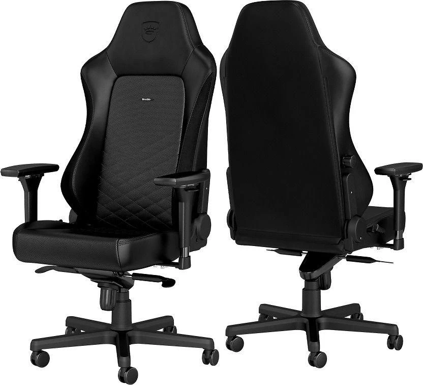 Žaidimų kėdė Noblechairs HERO PU-Leather Gaming Chair, Juoda