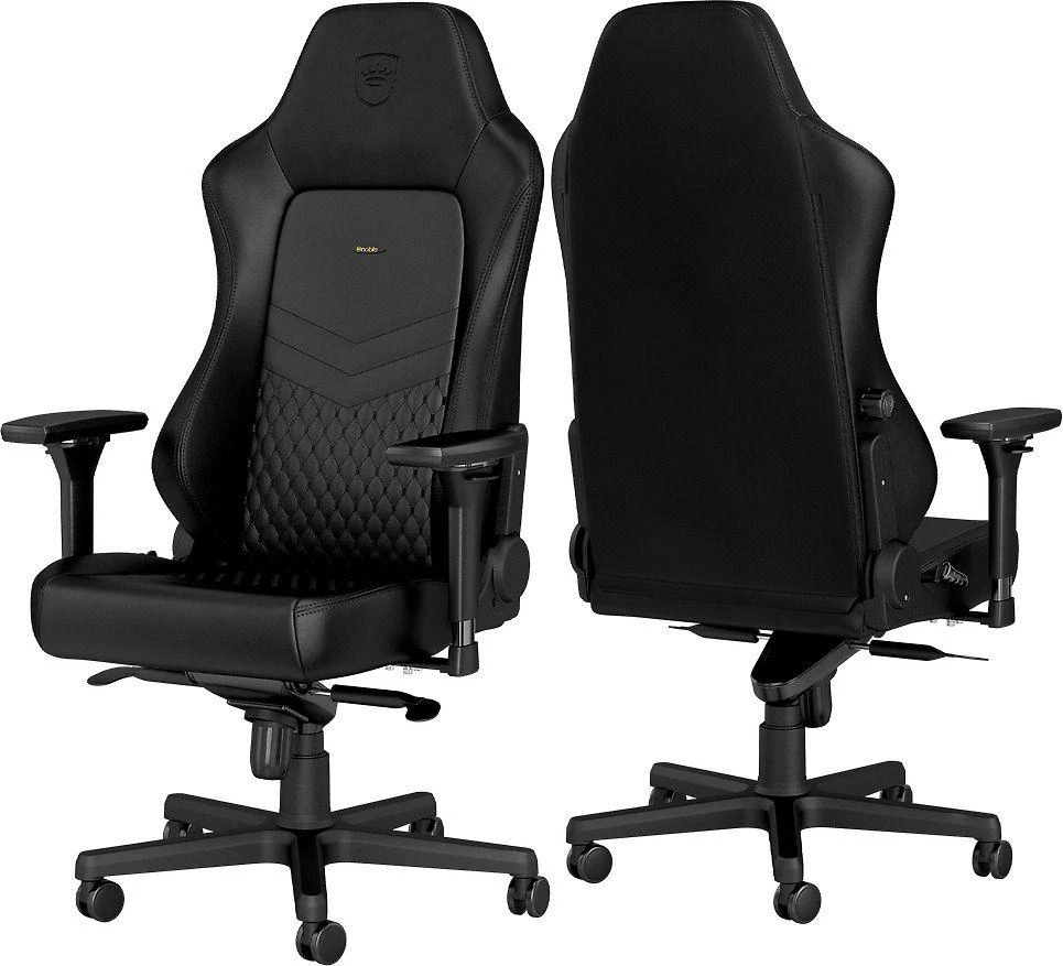 noblechairs HERO Real Leather Gaming Chair – Juodas/Juodas