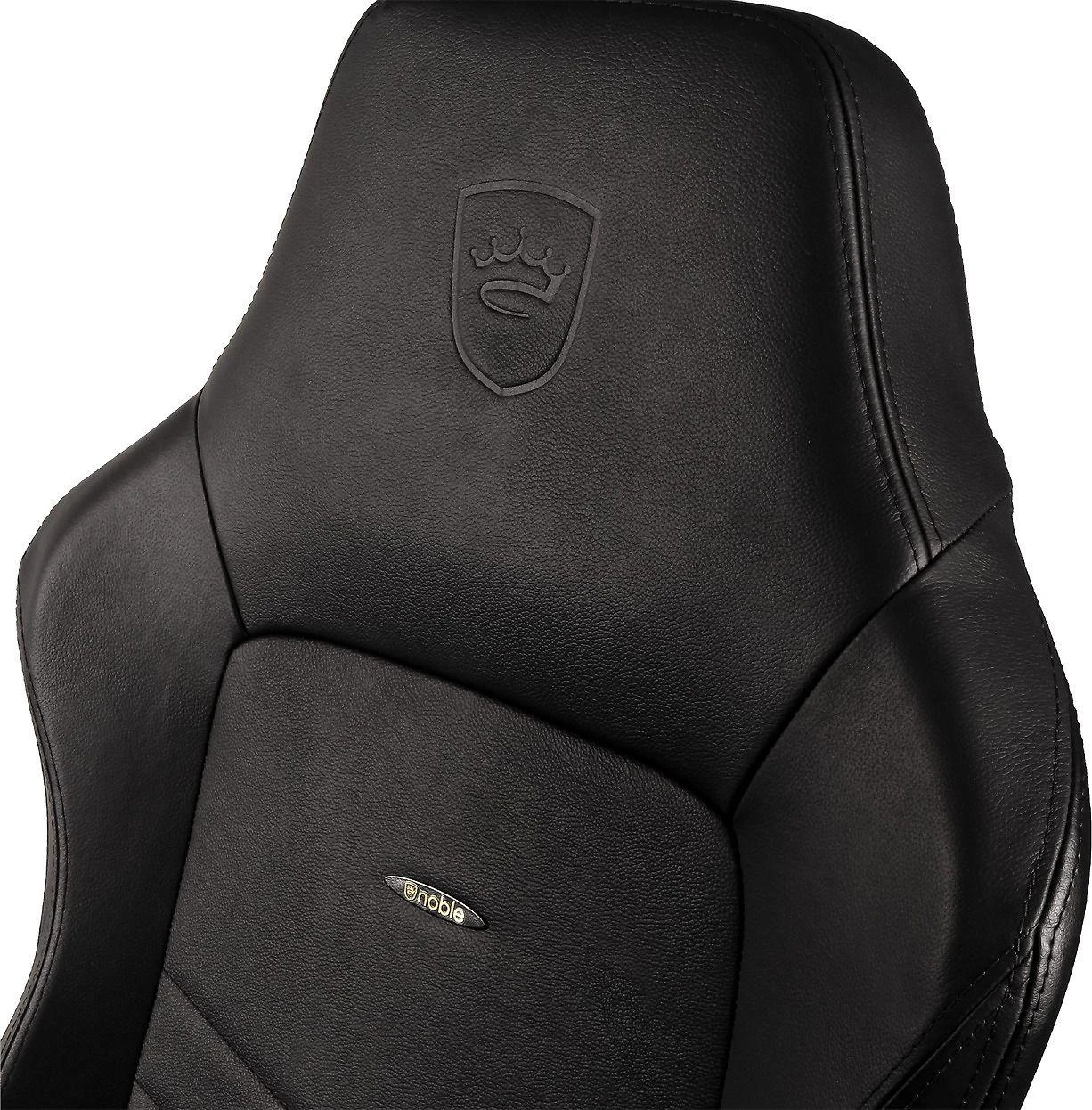 noblechairs HERO Real Leather Gaming Chair – Juodas/Juodas