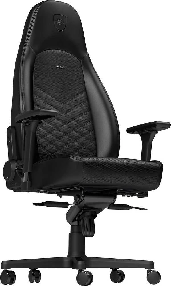 noblechairs ICON - Juodas - PU Leather (Juoda PU Oda) Kėdė