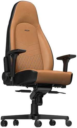 Žaidimų kėdė Noblechairs ICON Real leather Gaming Chair, Cognac-Juoda