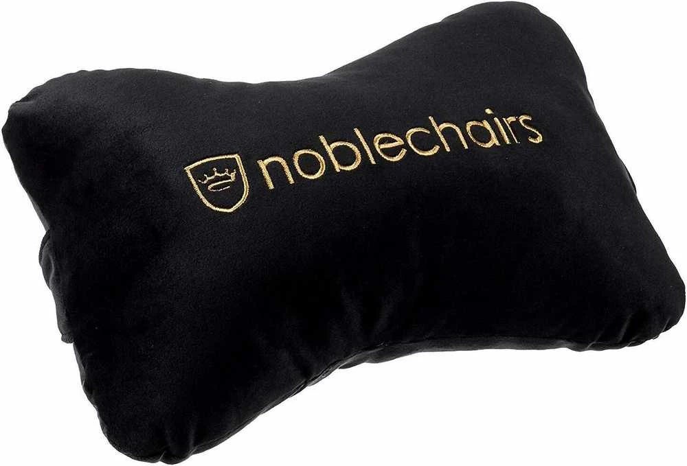 Žaidimų kėdės pagalvėlių rinkinys Noblechairs Cushion Set, tinka EPIC/ICON/HERO, Juoda-auksinė