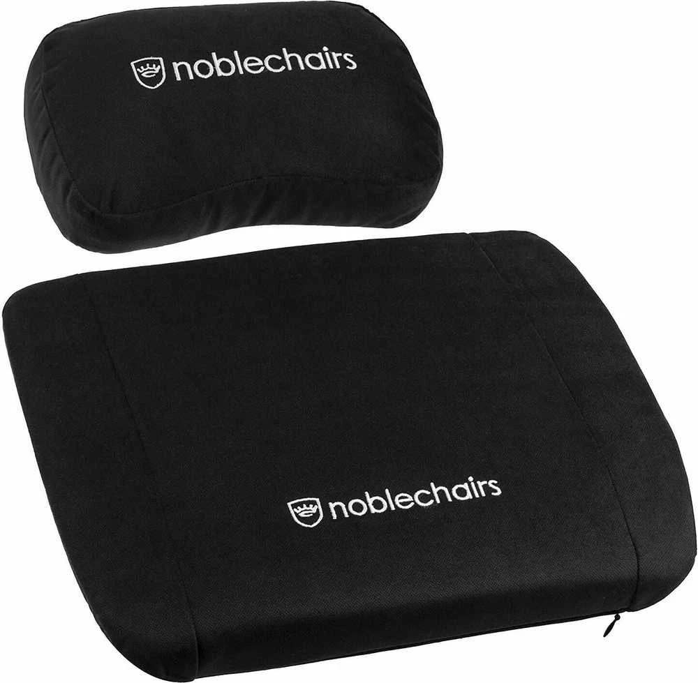 Žaidimų kėdės pagalvėlių rinkinys Noblechairs Memory Foam Cushion Set, tinka EPIC/ICON/HERO, Juoda
