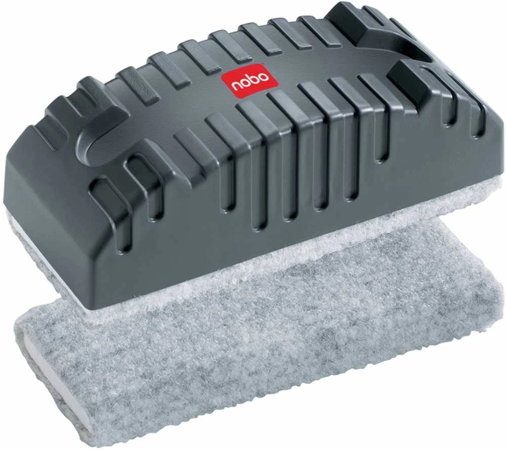 Magnetinės lentos valiklis NOBO Magnetic, juoda sp.