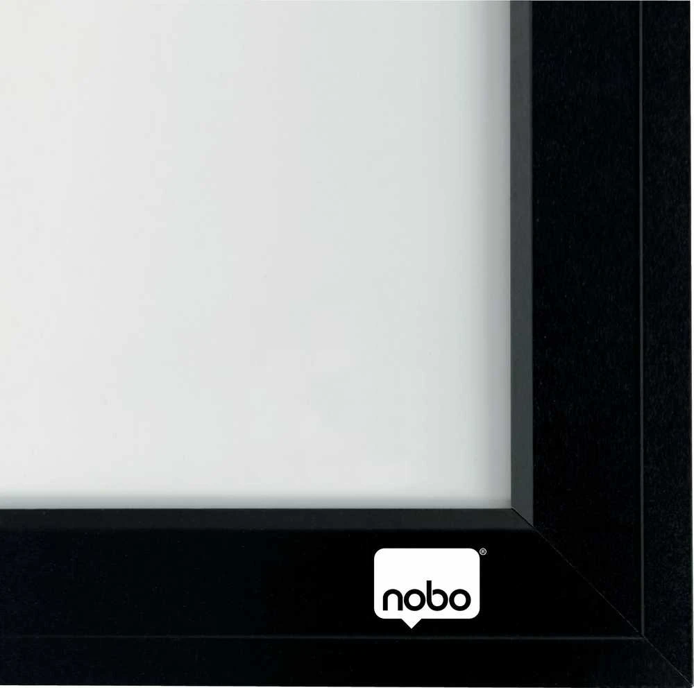 Nobo magnetinė sausai valoma lenta su juodu mediniu rėmeliu, 585x430 mm, Balta