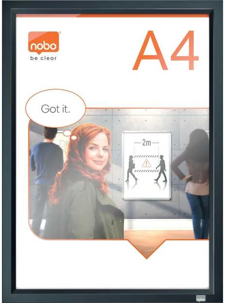 Nobo Impression Pro A4 grafito skląsčio rėmelis