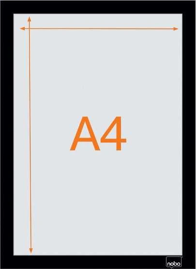 Nobo Lipnus magnetinis rėmelis A4 2vnt sidabrinė