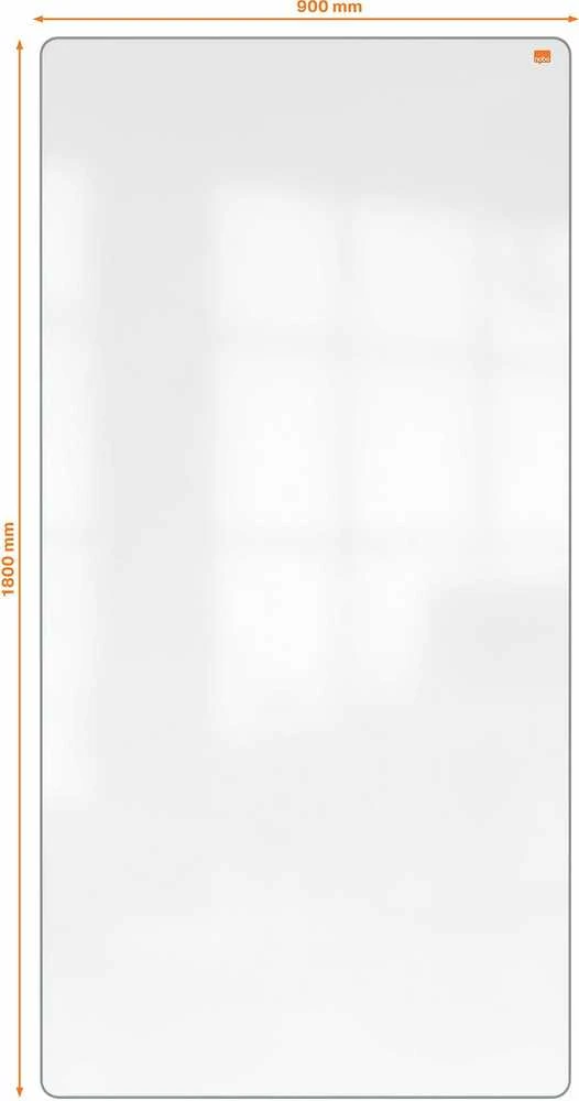 Nešiojama dvipusė „Nobo Move & Meet“ prezentacinė lenta, pilkos spalvos, 90 x 180 cm