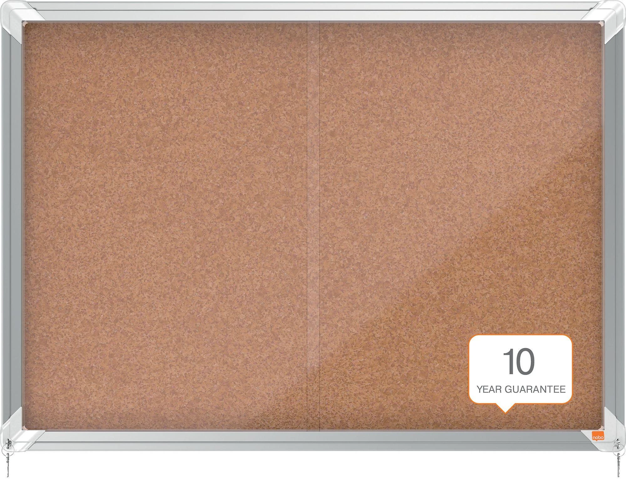 Nobo Premium Plus 8xA4 kamštinė vidinė vitrina (stumdomos durys)