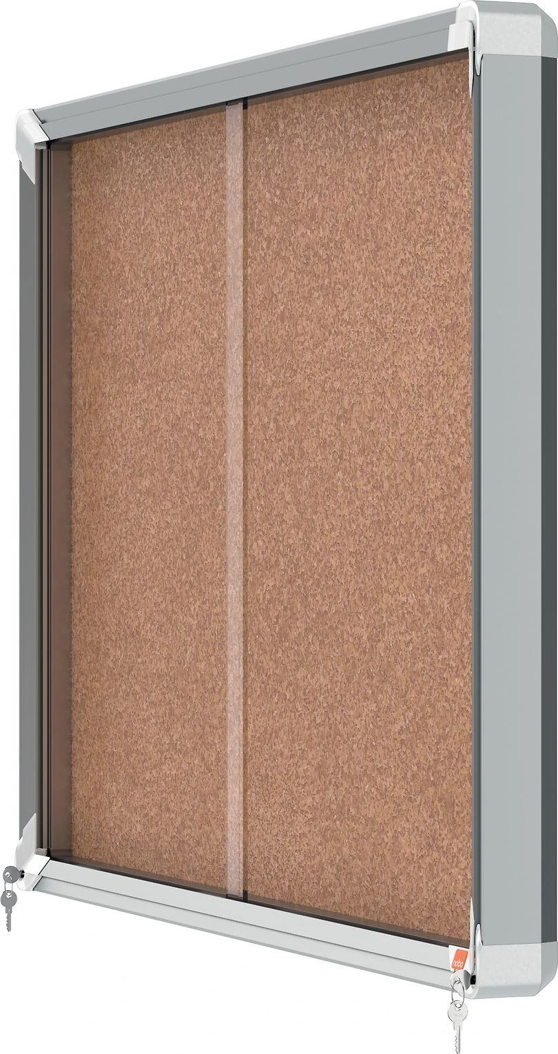 Nobo Premium Plus 8xA4 kamštinė vidinė vitrina (stumdomos durys)