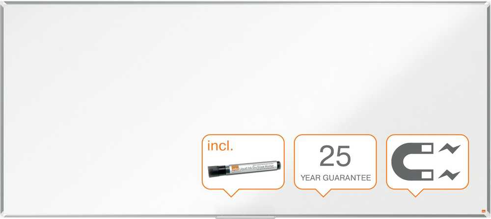 Nobo Premium Plus valkotaulu, 270 x 120 cm, emali