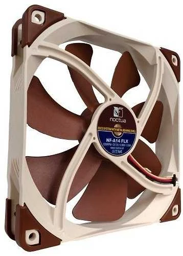 Procesoriaus Aušintuvas - Noctua Nf-a14 Flx 14 Cm, Rusvai Geltonas
