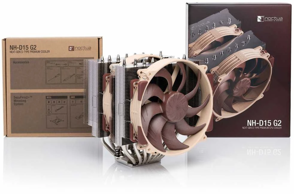 Noctua NH-D15 G2 su originaliomis pakuotėmis