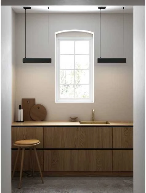 Nordlux Pakabinamas šviestuvas BEAU 50, S14S, juodas, su 8W S14S LED lempa