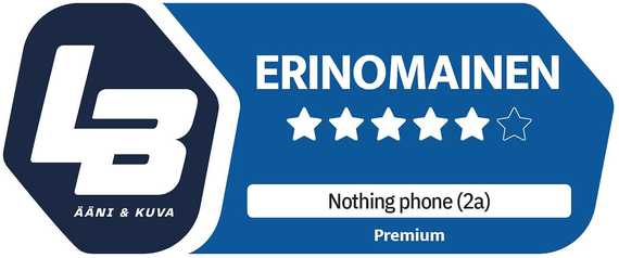 Išmanusis telefonas Nothing Phone (2a), 8+128 GB, Baltos spalvos