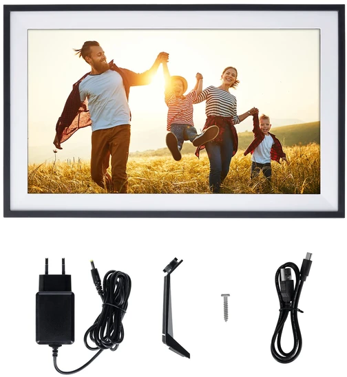 Nuotraukų rėmelis Rollei Smart Frame WiFi 151 digitaalinen valokuvakehys, musta