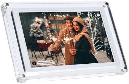Nuotraukų rėmelis Rollei Smart Frame WiFi 109 digitaalinen valokuvakehys, läpinäkyvä