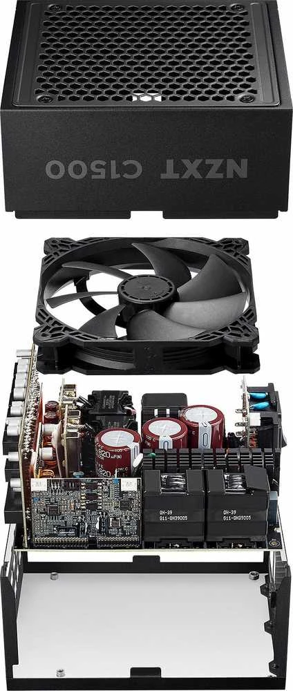 NZXT C1500 Platinum ATX 3.1, 1500 W, 115–240 V, 50/60 Hz, 15–9 A, 15 A, 9 A