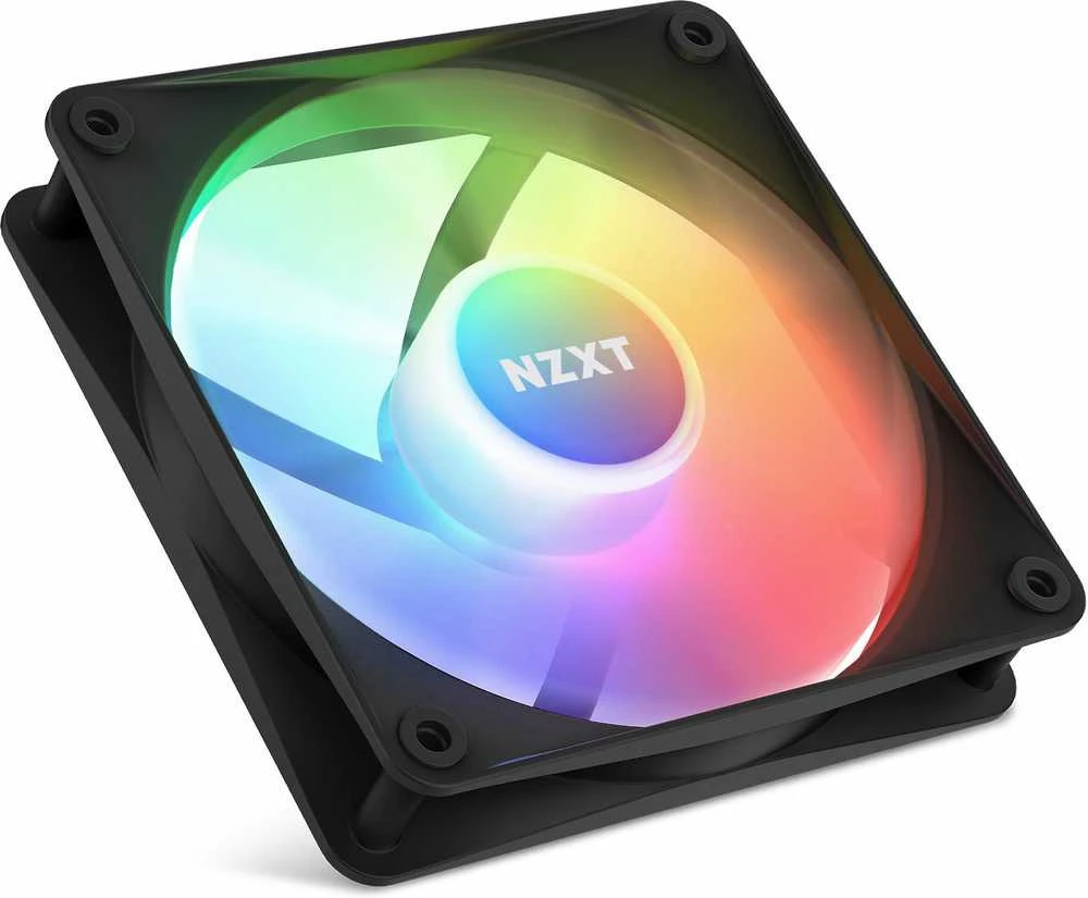 NZXT F120 RGB ventiliatorius su šviečiančiomis mentėmis