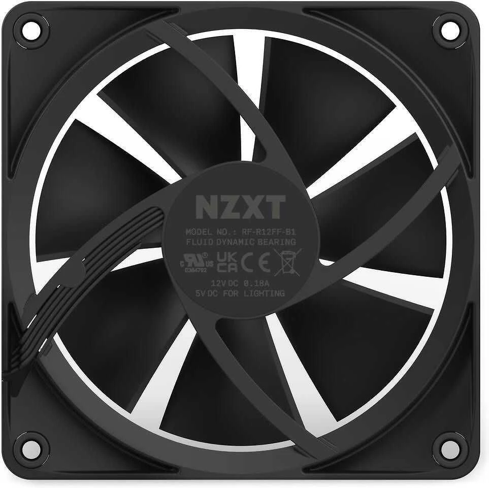 NZXT F120 RGB 120mm juoda