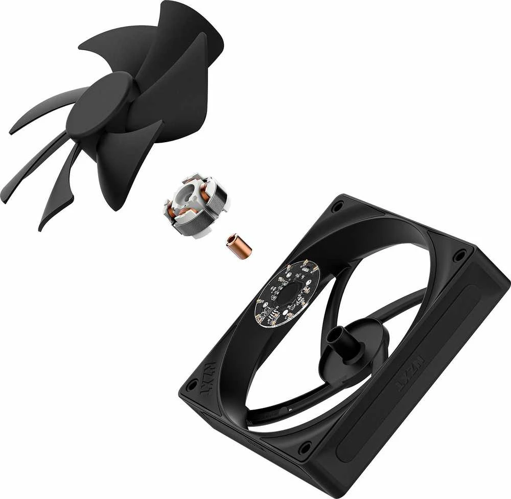 NZXT F120P V2 120mm juoda PWM