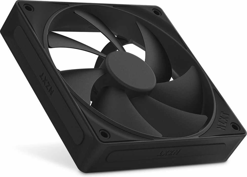NZXT F120P V2 juodas PWM ventiliatorius kampu