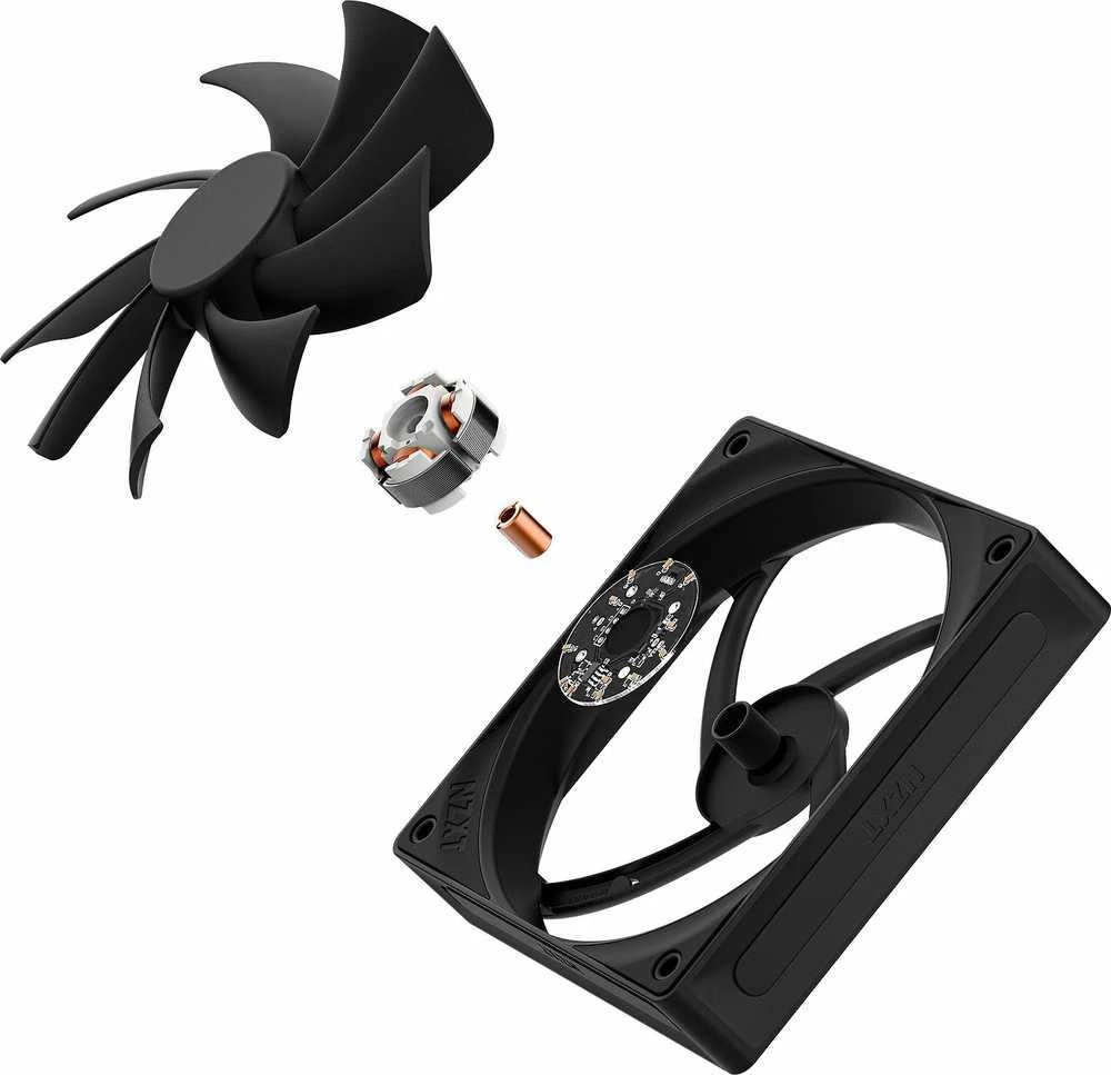 NZXT F120Q V2 120mm juoda PWM