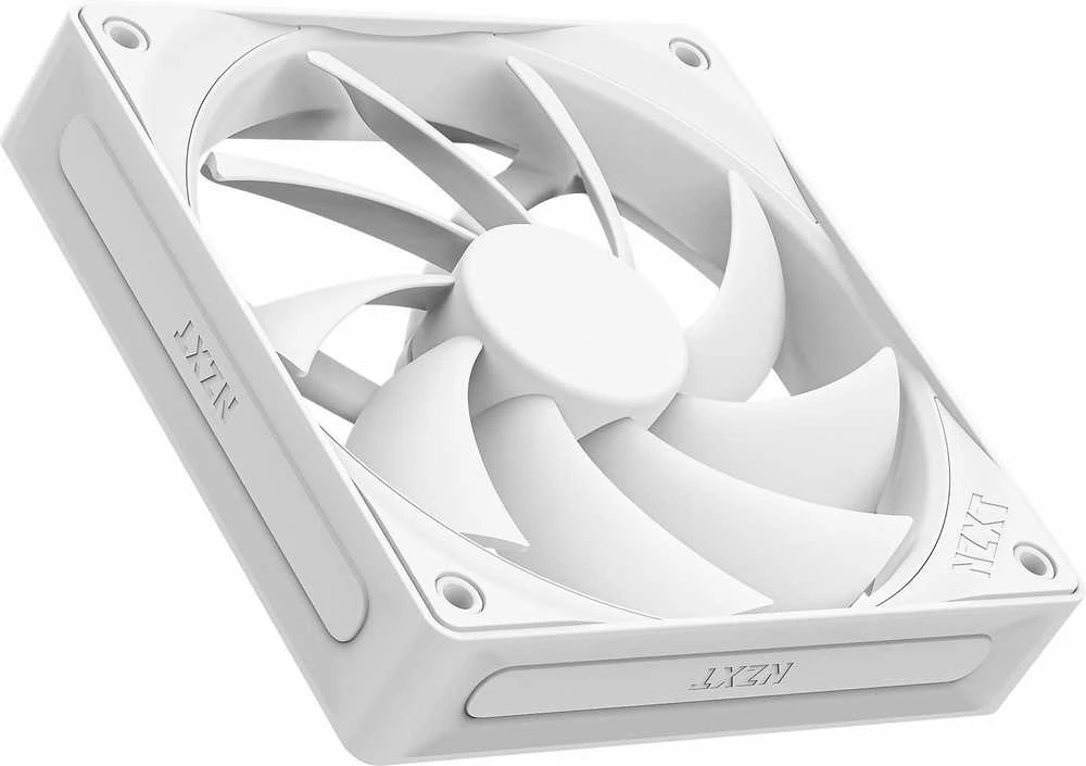 NZXT RF-Q12SF-W2 computer cooling system Kompiuterio dėklas Fan 12 cm Baltas 1 pc(s)