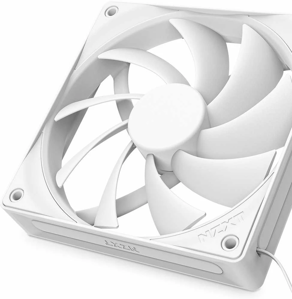 NZXT RF-Q12SF-W2 computer cooling system Kompiuterio dėklas Fan 12 cm Baltas 1 pc(s)