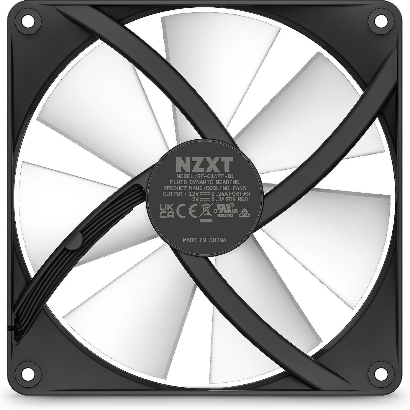 „Nzxt F140 RGB Core“ ventiliatorius (RF-C14SF-B1)