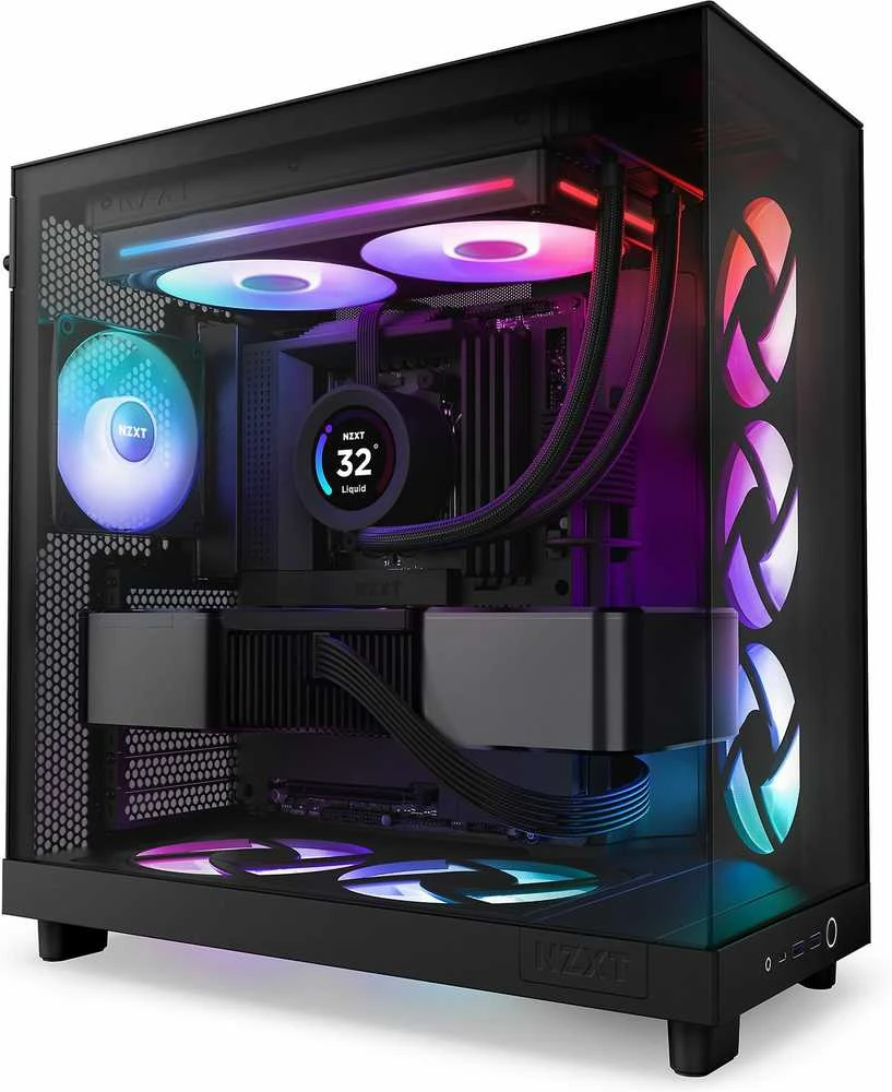 NZXT F280 RGB Core juoda PWM