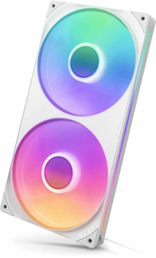 NZXT F280 RGB Core baltas PWM