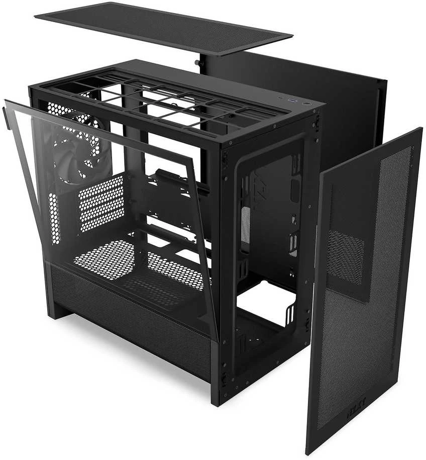 NZXT H9 H3 Flow Midi Tower Juodas
