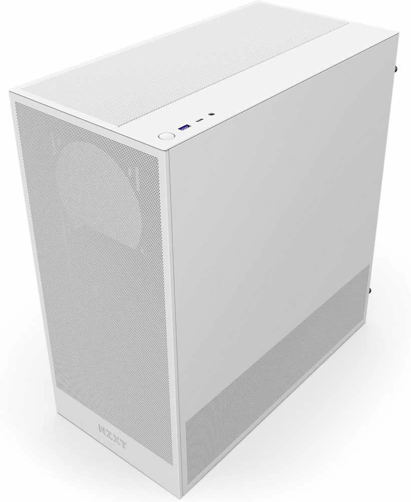 NZXT PC dėklas H5 Flow midi bokštas baltas langas