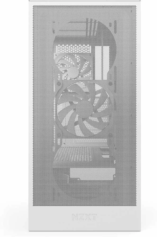NZXT PC dėklas H5 Flow midi bokštas baltas langas