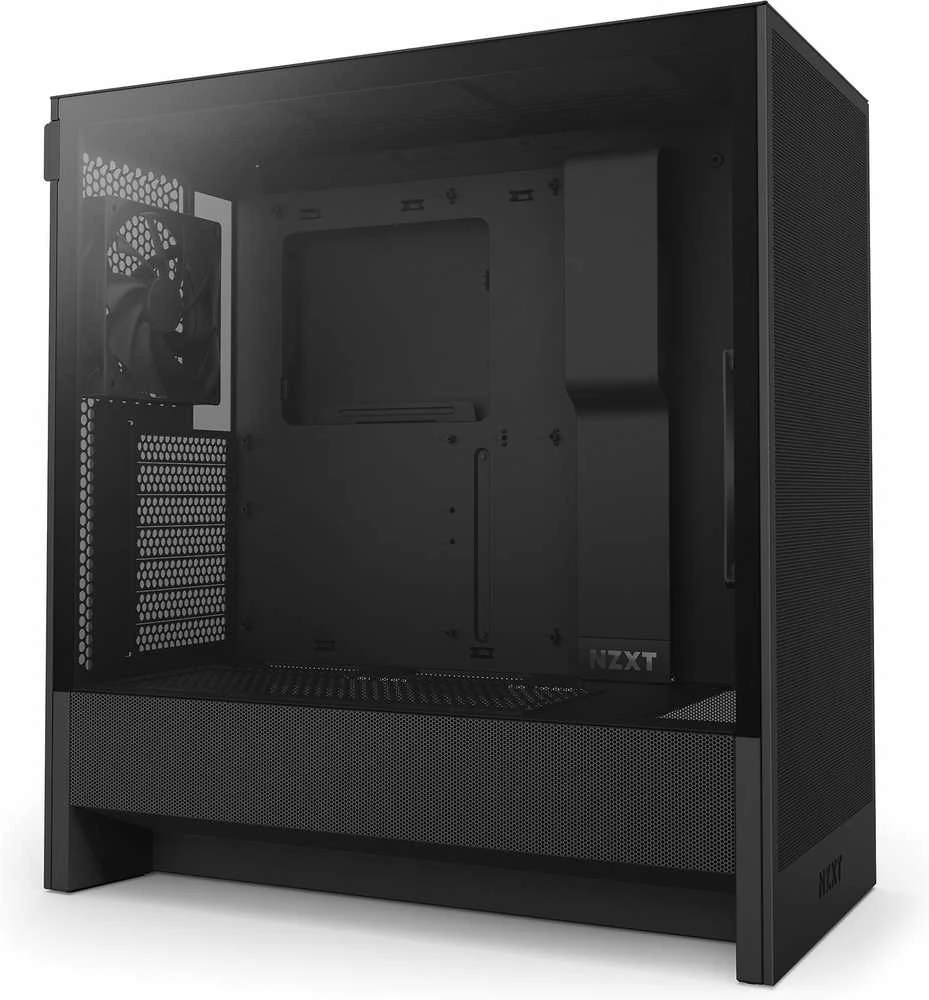 NZXT PC korpusas H5 Flow midi tower 2024 juodas langas