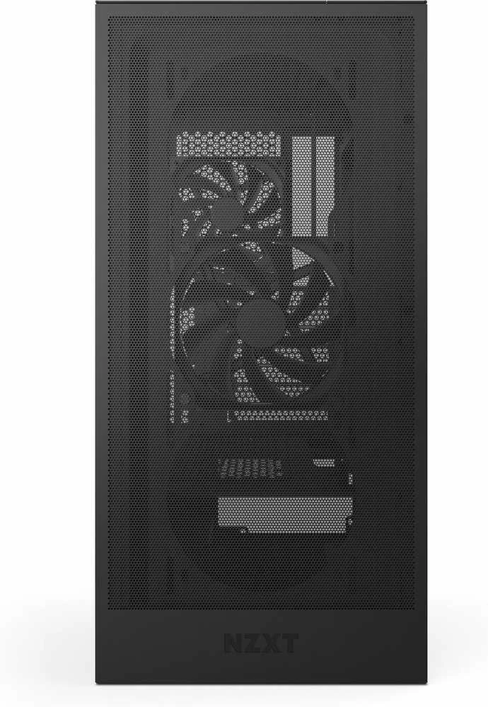 NZXT PC korpusas H5 Flow midi tower 2024 juodas langas