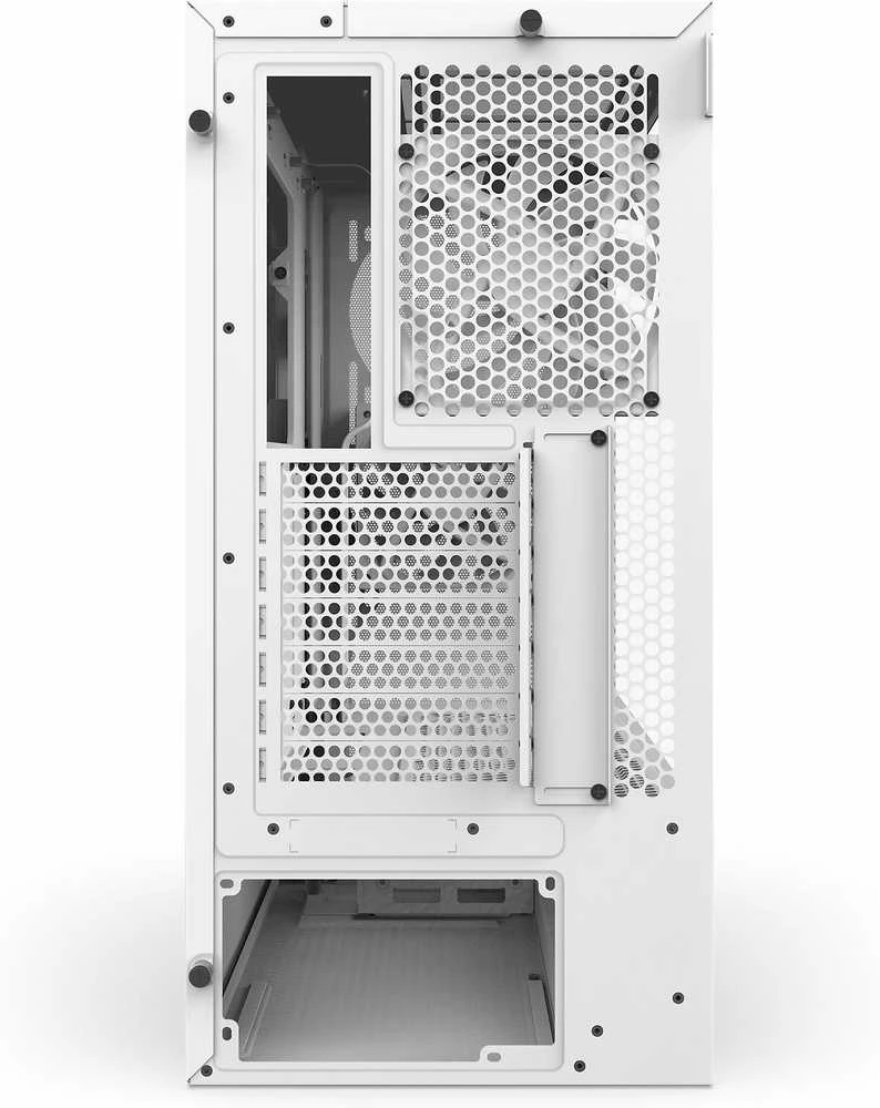 NZXT PC dėklas H5 Flow midi bokštas baltas langas